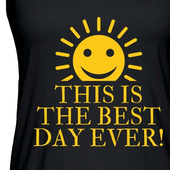 THIS IS THE BEST DAY EVER FUNNY CHRISTMAS Ladies Essential Flowy Tank