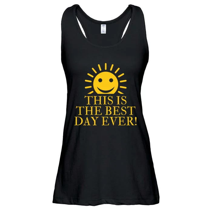 THIS IS THE BEST DAY EVER FUNNY CHRISTMAS Ladies Essential Flowy Tank