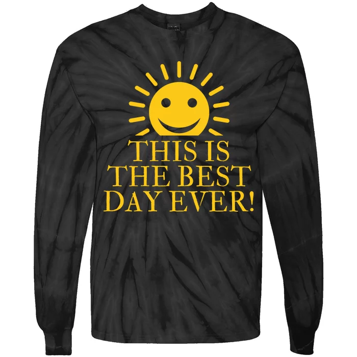 THIS IS THE BEST DAY EVER FUNNY CHRISTMAS Tie-Dye Long Sleeve Shirt