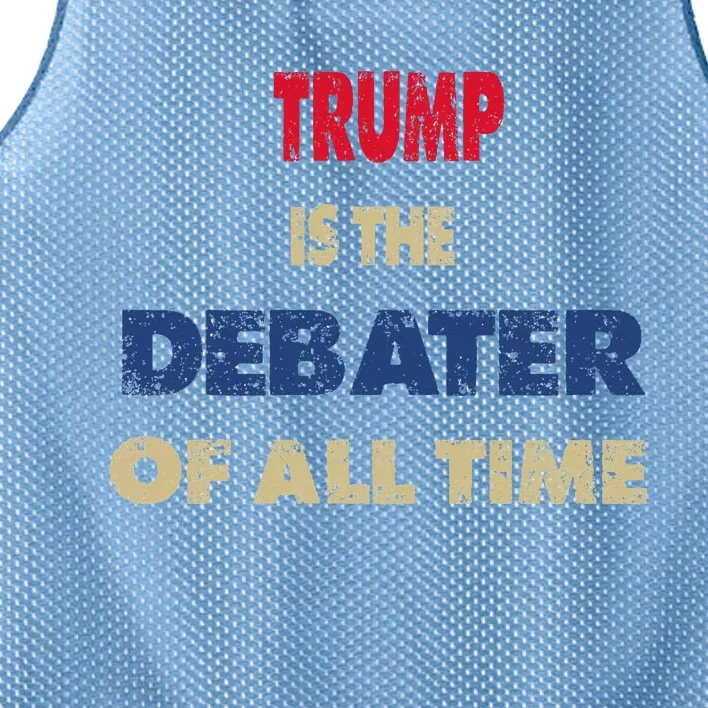 Trump Is The Best Debater Of All Time Mesh Reversible Basketball Jersey Tank