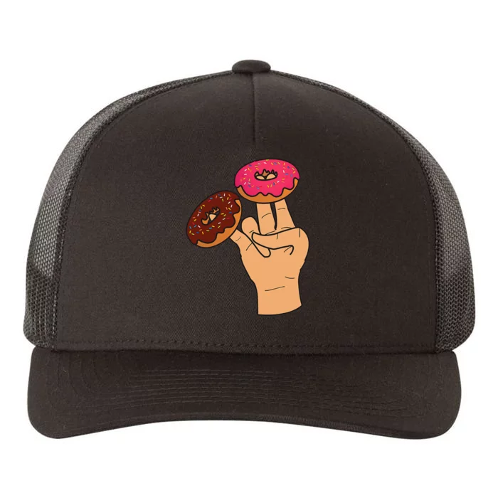 Two In The Pink One In The Stink Funny Shocker Yupoong Adult 5-Panel Trucker Hat