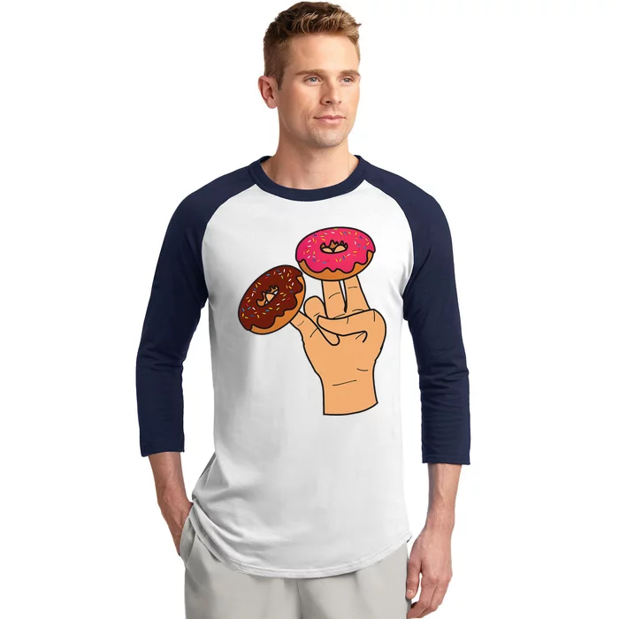 Two In The Pink One In The Stink Funny Shocker Baseball Sleeve Shirt