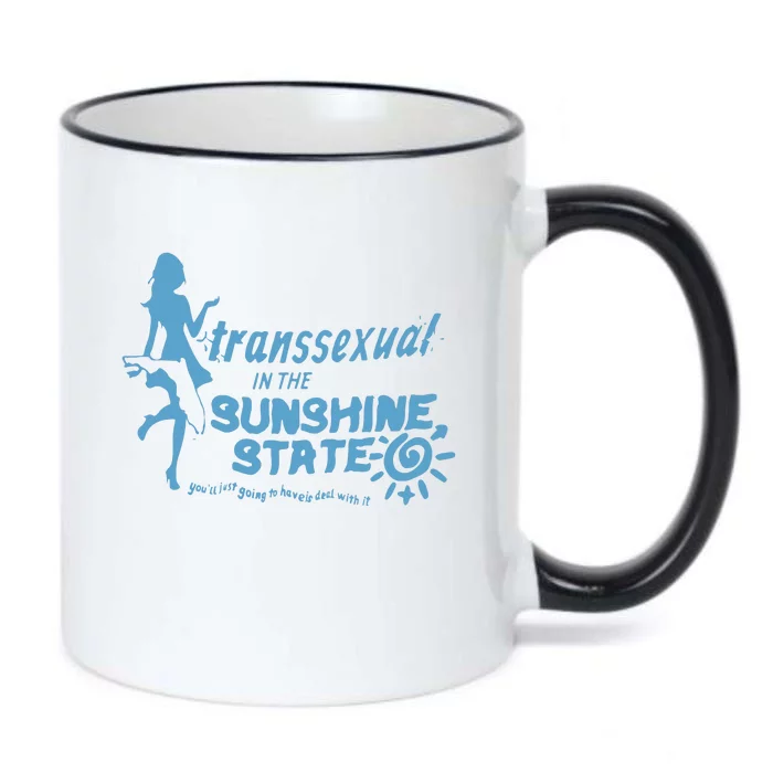 Transsexual In The Sunshine State Black Color Changing Mug