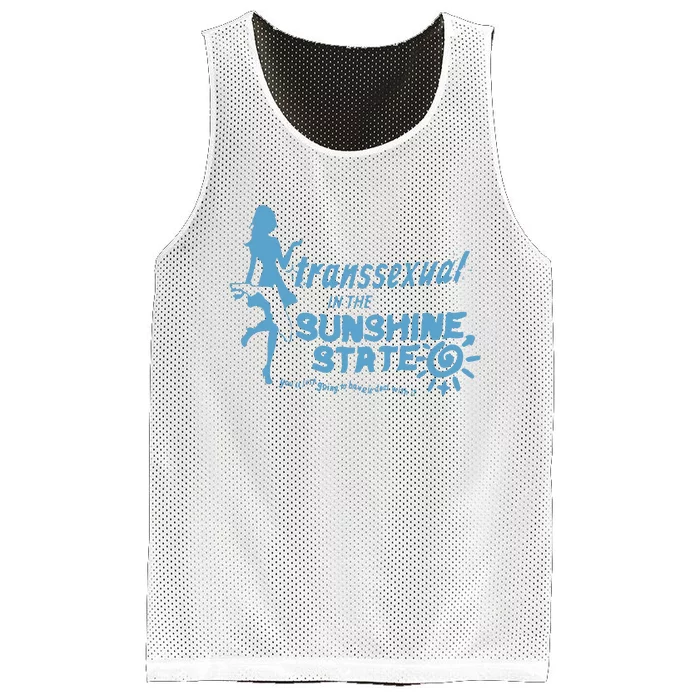 Transsexual In The Sunshine State Mesh Reversible Basketball Jersey Tank