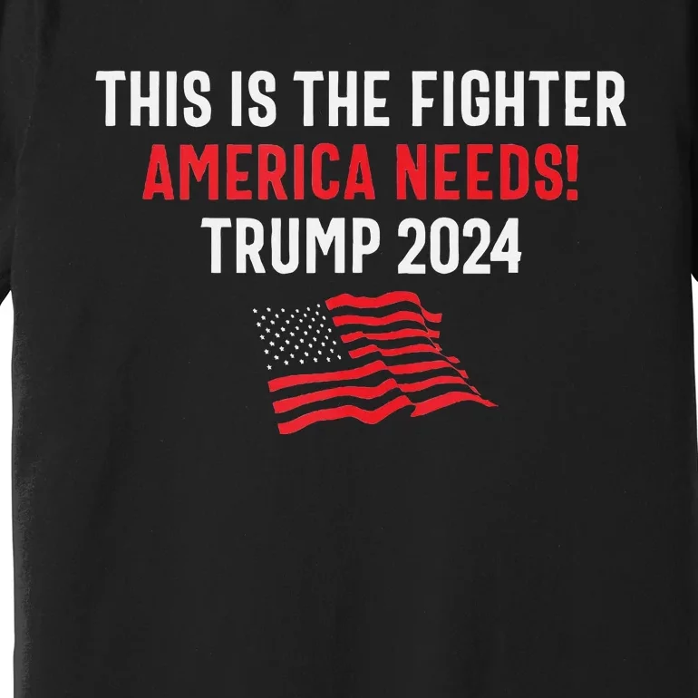 This Is The Fighter America Needs! Trump 2024 Premium T-Shirt