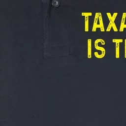 Taxation Is Theft Libertarian Voluntaryist Ancap Liberty Softstyle Adult Sport Polo