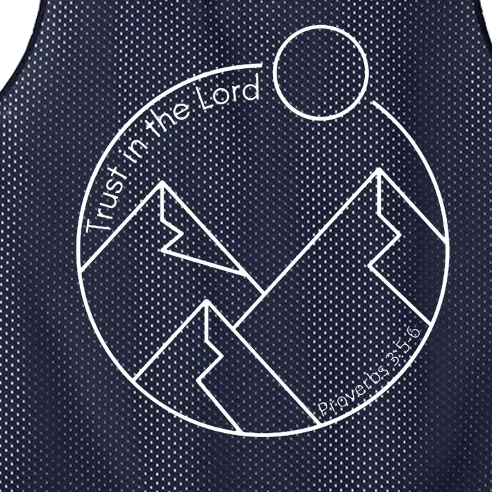 Trust In The Lord Proverbs 3:56 Mesh Reversible Basketball Jersey Tank