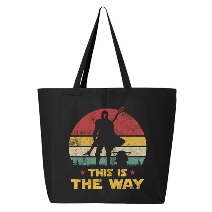 This Is The Way, The Dadalorian Dad Vintage 25L Jumbo Tote