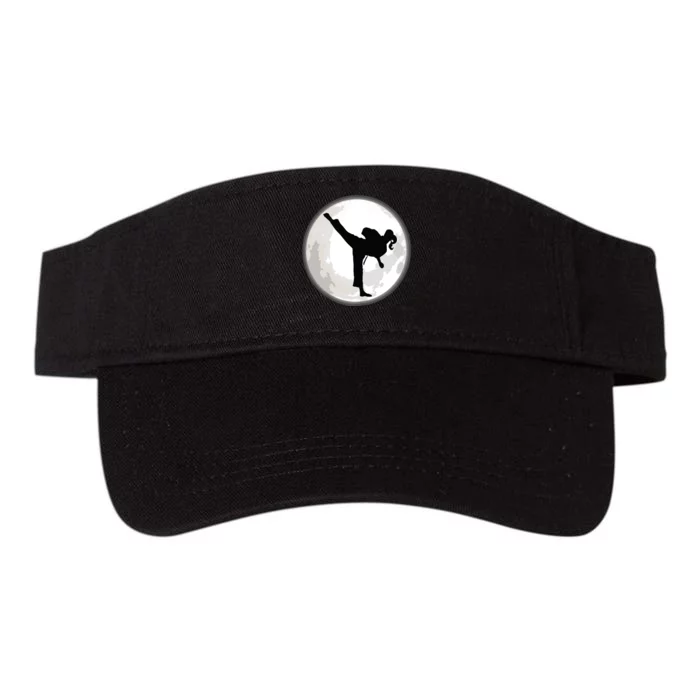 Taekwondo In The Moon For The Kick Valucap Bio-Washed Visor