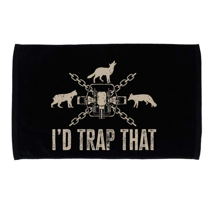 Trapping ID Trap That Trap Hunting Trapper Microfiber Hand Towel