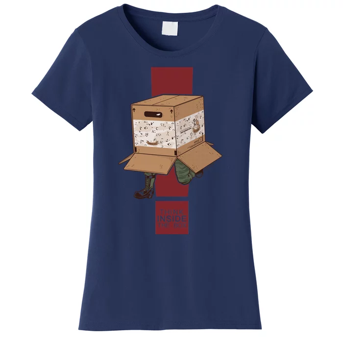 Think Inside The Box. Women's T-Shirt