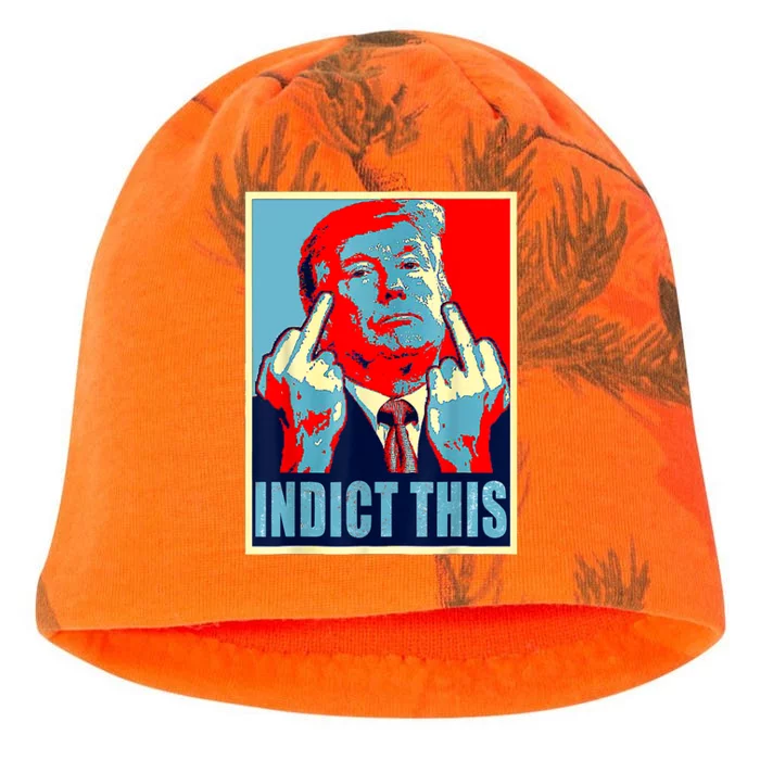 Trump Indict This Kati - Camo Knit Beanie