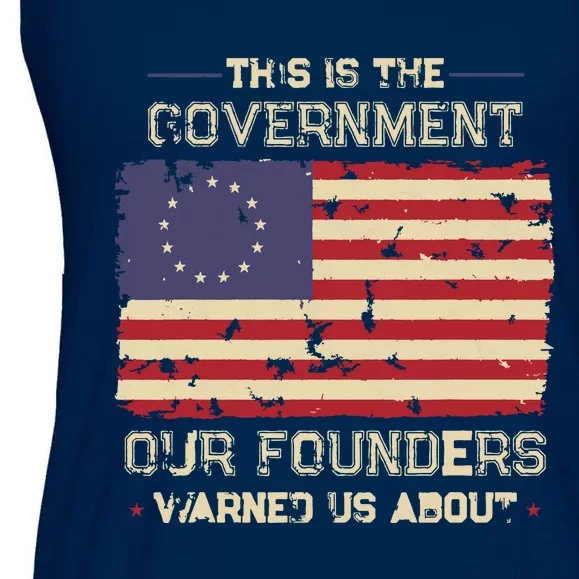 This Is The Government Our Founders Warned Us About Patriot Ladies Essential Flowy Tank