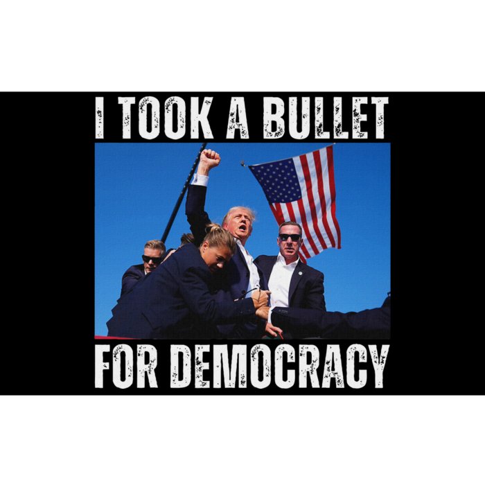 Trump I Took A Bullet For Democracy 2024 Bumper Sticker