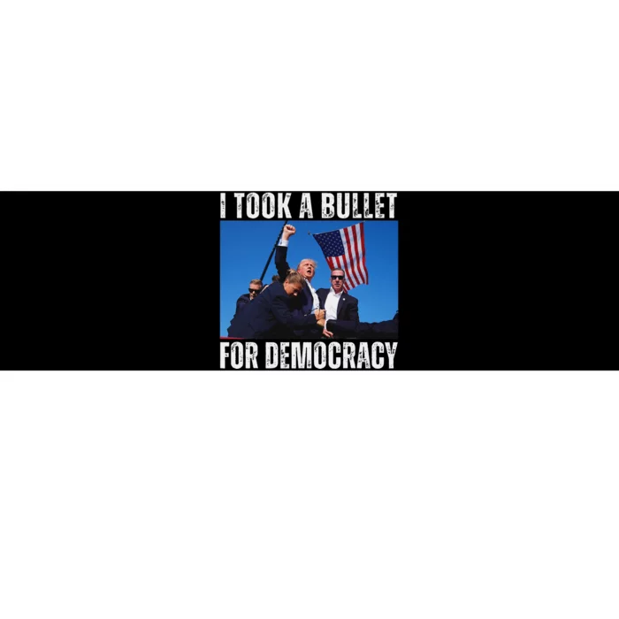 Trump I Took A Bullet For Democracy 2024 Bumper Sticker