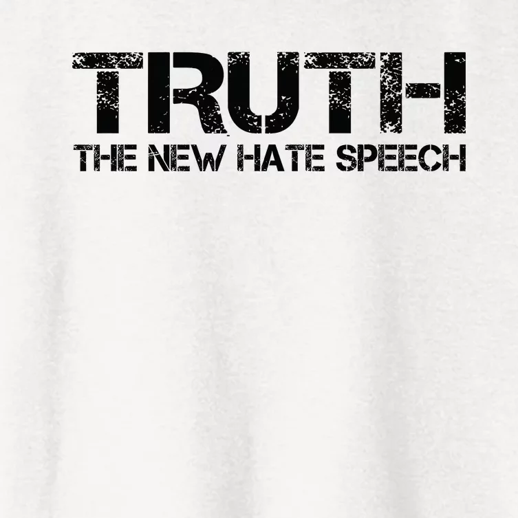 Truth Is The New Hate Speech Anti Government Women's Crop Top Tee