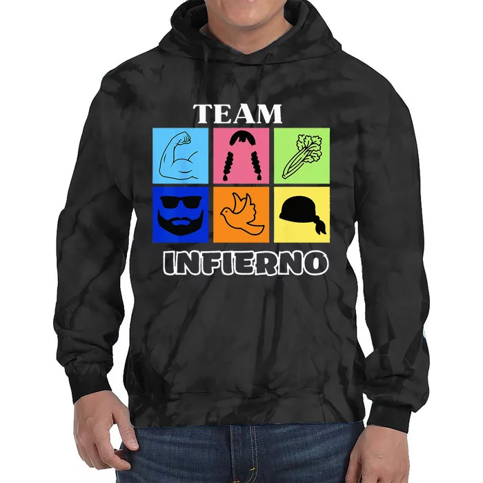 Team Infierno Tie Dye Hoodie