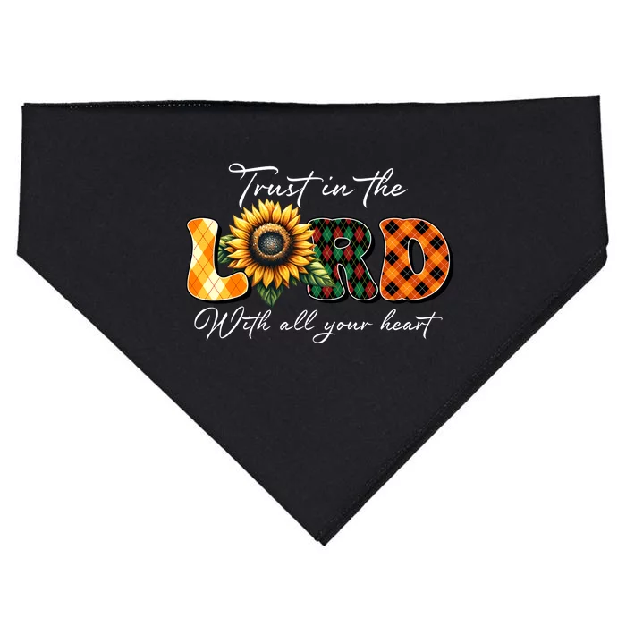 Trust In The Lord With All Your Heart USA-Made Doggie Bandana