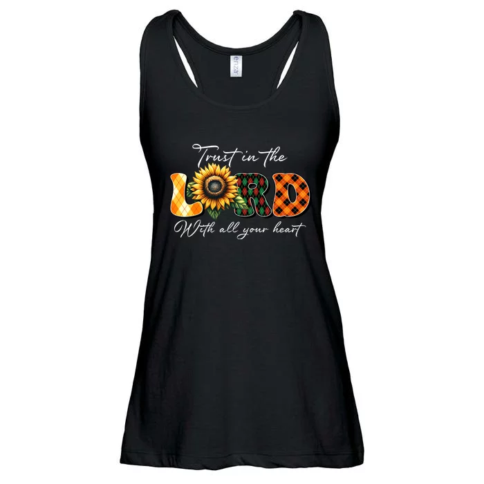 Trust In The Lord With All Your Heart Ladies Essential Flowy Tank