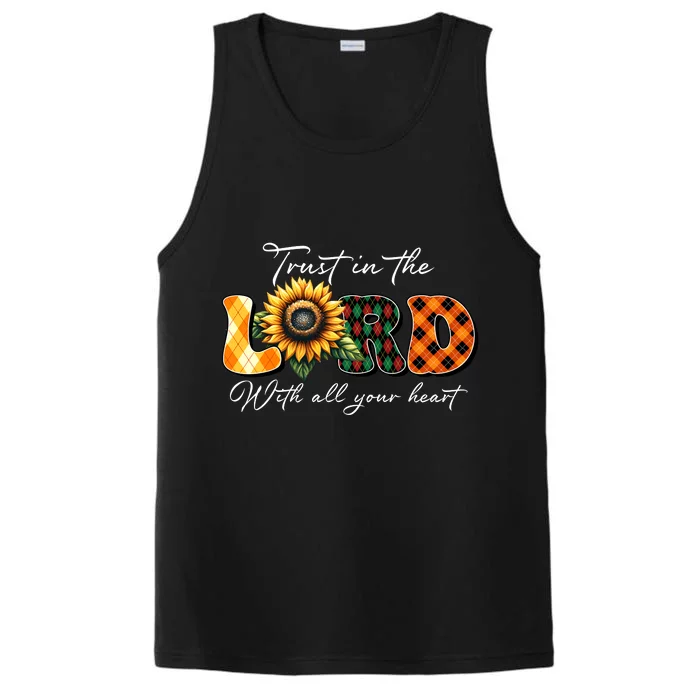 Trust In The Lord With All Your Heart Performance Tank