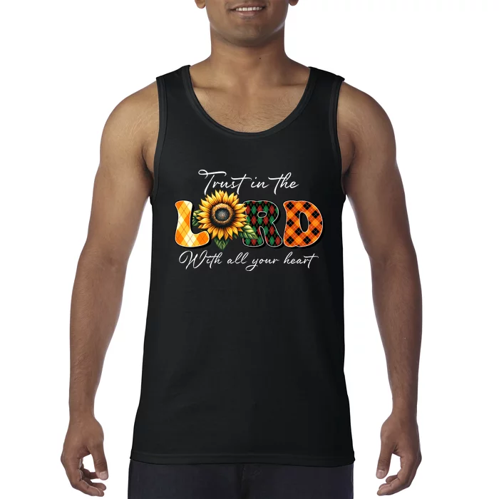 Trust In The Lord With All Your Heart Tank Top