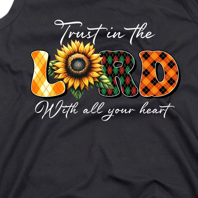 Trust In The Lord With All Your Heart Tank Top