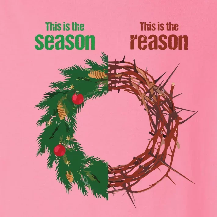 This Is The Season This Is The Reason Christian Christmas Toddler Long Sleeve Shirt