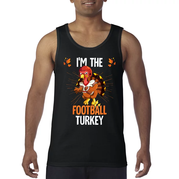 Thanksgiving IM The Football Turkey Tank Top