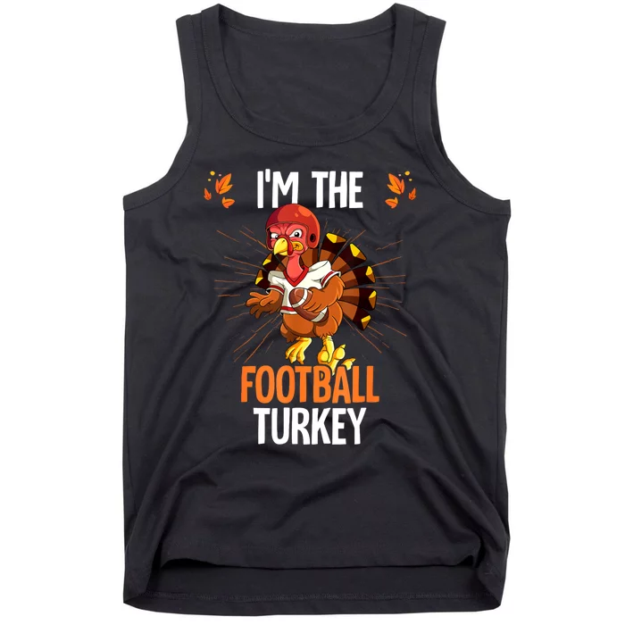 Thanksgiving IM The Football Turkey Tank Top