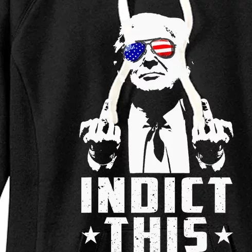 Trump Indict This Political Arrest For Republican Women's Fleece Hoodie