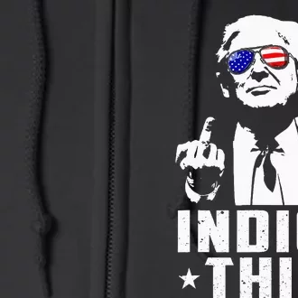 Trump Indict This Political Arrest For Republican Full Zip Hoodie