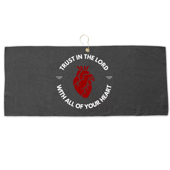 Trust In The Lord Large Microfiber Waffle Golf Towel