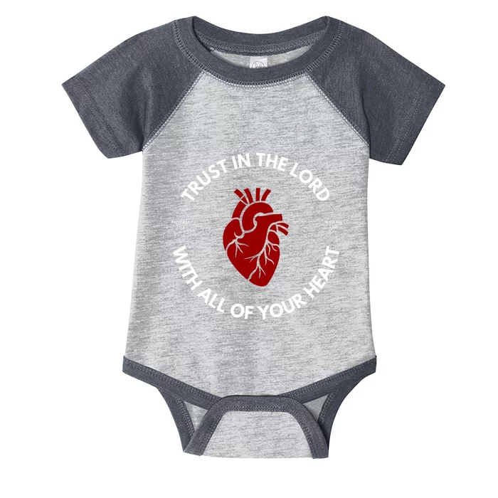 Trust In The Lord Infant Baby Jersey Bodysuit