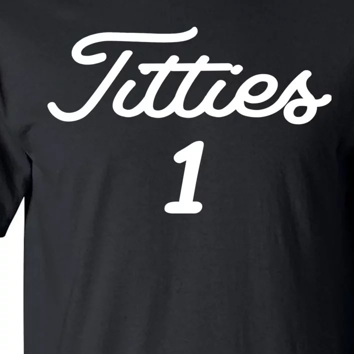 Titties 1 2 3 4 Custom Golf Ball Personalize Matching Tall T-Shirt