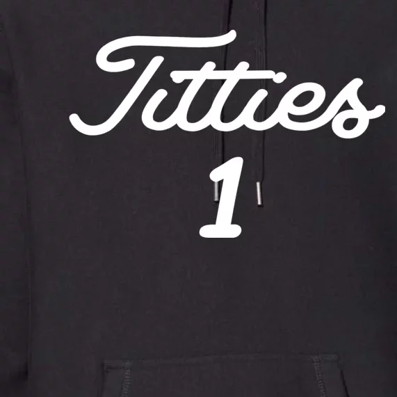 Titties 1 2 3 4 Custom Golf Ball Personalize Matching Premium Hoodie