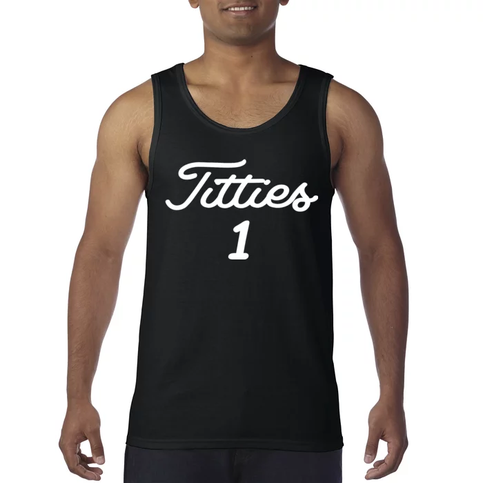 Titties 1 2 3 4 Custom Golf Ball Personalize Matching Tank Top