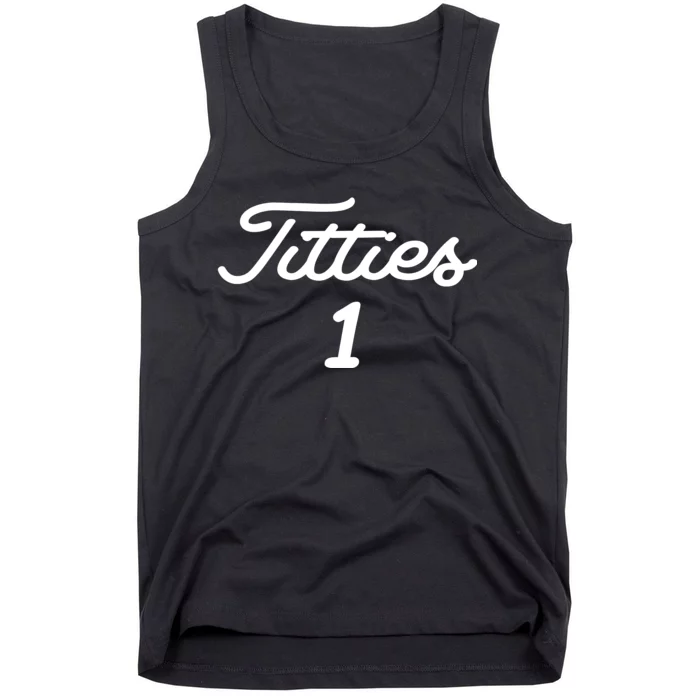 Titties 1 2 3 4 Custom Golf Ball Personalize Matching Tank Top