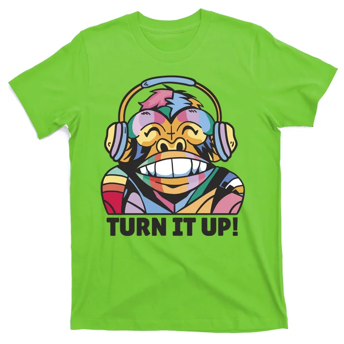 Turn It Up Music Monkey T-Shirt