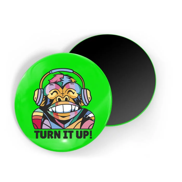 Turn It Up Music Monkey Magnet