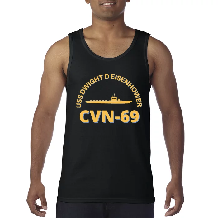 The Ike US Aircraft Carrier CVN 69 USS Dwight D. Eisenhower Tank Top