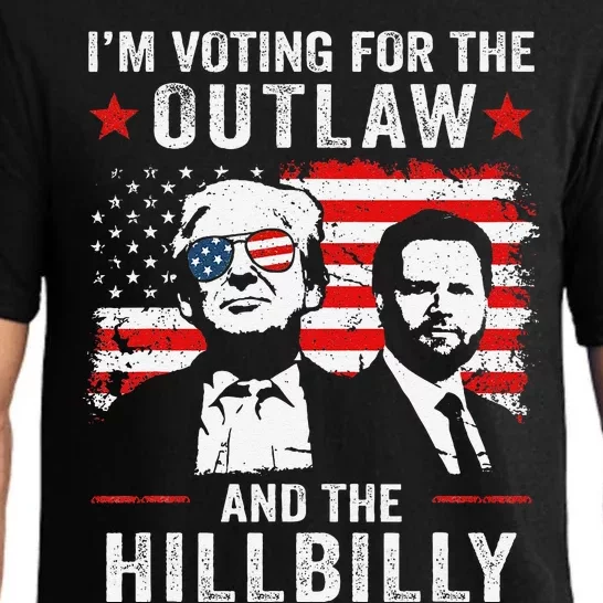 Trump IM Voting For The Outlaw And Hillbilly Trump Vance Gift Pajama Set