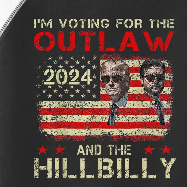 Trump IM Voting For The Outlaw And Hillbilly Trump Vance Toddler Fine Jersey T-Shirt