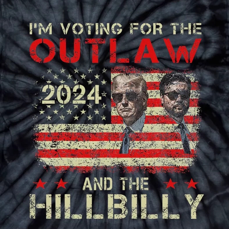 Trump IM Voting For The Outlaw And Hillbilly Trump Vance Tie-Dye T-Shirt