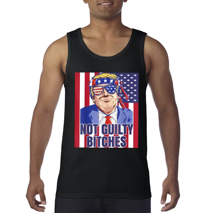 Trump Impeachment Victory Not Guilty Tank Top