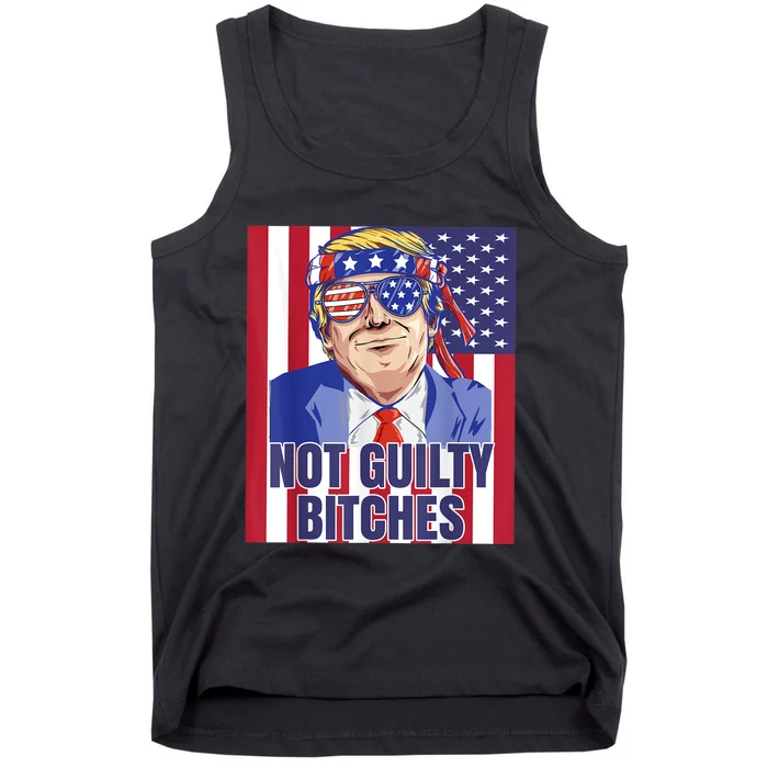 Trump Impeachment Victory Not Guilty Tank Top