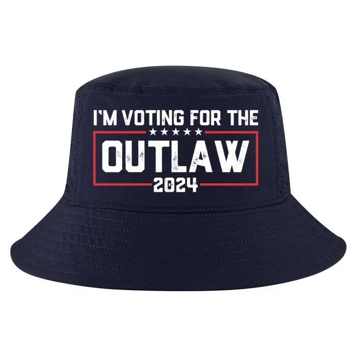 Trump IM Voting For The Outlaw 2024 Election Maga Trump Gift Cool Comfort Performance Bucket Hat