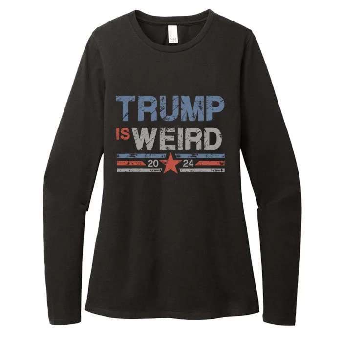 Trump Is Weird Womens CVC Long Sleeve Shirt