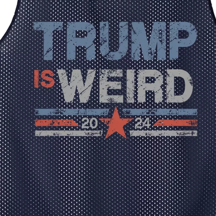 Trump Is Weird Mesh Reversible Basketball Jersey Tank