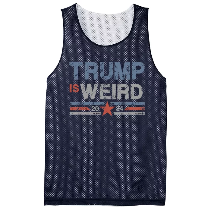 Trump Is Weird Mesh Reversible Basketball Jersey Tank