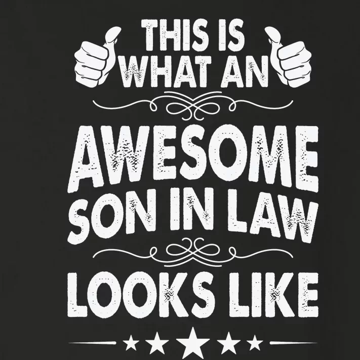 This Is What An Awesome Son In Law Looks Like Toddler Long Sleeve Shirt